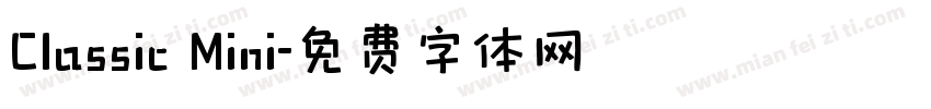 Classic Mini字体转换